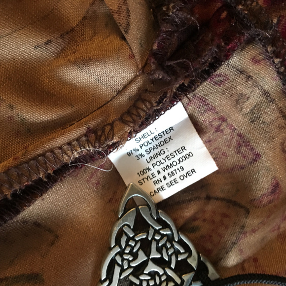 EUC Beautiful Notations zippered jacket - Picture 6 of 8